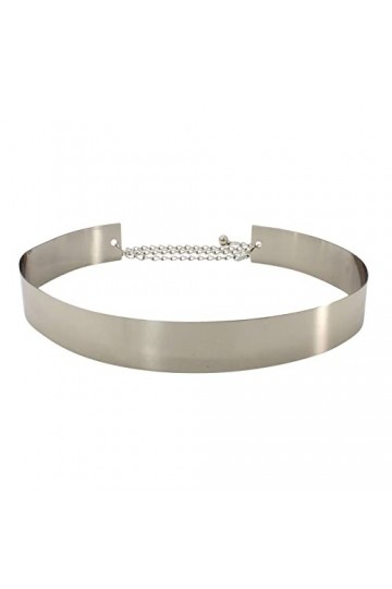 LANSKIRT Ceinture Élastique pour Femme Ceinture de Robe Stretch Ceinture large élastique vintage Métallisée Ceinture Femme La