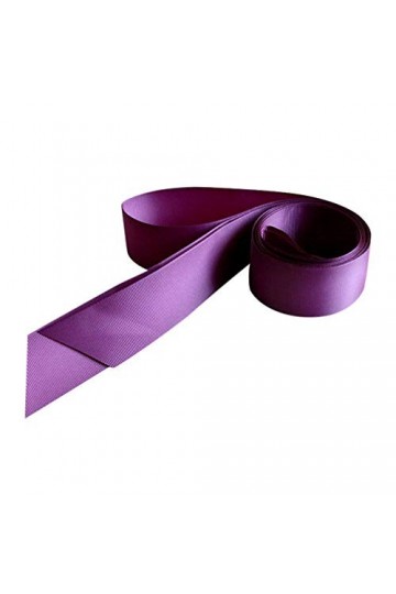 Amosfun ruban de satin de polyester double face pour le bricolage de mariage ceinture de mariée cheveux arc guirlande douche 