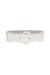 kawehiop Robe Ceinture Style Simple Exquis Ornements Universels Larges Saint Valentin, blanche