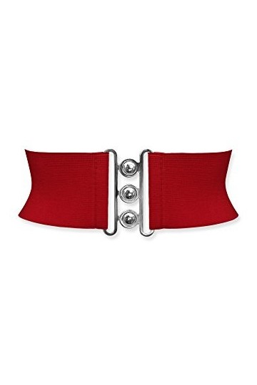 BlackButterfly Ceinture Élastique - 3 Pouces Large Rouge, M 