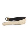 Merry Style Ceinture en Cuir Véritable Femme D41 Or, 95 cm Longueur totale 114 cm