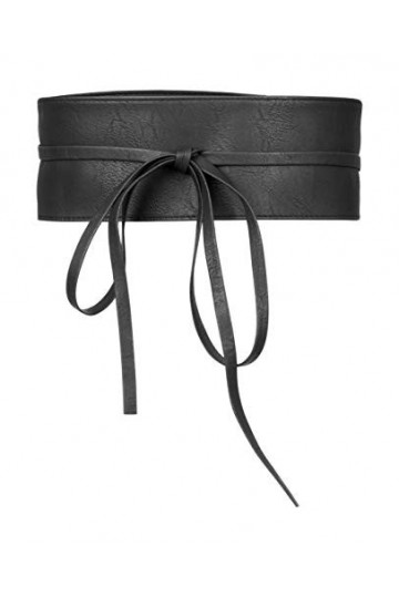 BlackButterfly Obi Ficeler Vintage Ceinture Cinch Noir, Taille unique 