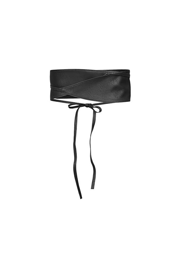 BlackButterfly Obi Ficeler Vintage Ceinture Cinch Noir, Taille unique 