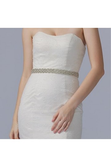 Ceintures de Mariée Mariage Ceinture Strass Cristal Ceinture de Robe de Demoiselle DHonneur, Nuptiale Ruban Ceinture de Mari