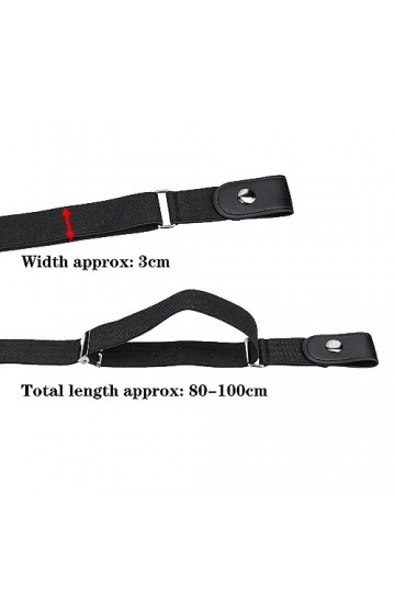 Csirnto Ceintures Sans Boucle 2 Pièces Ceinture Extensible Sans Boucle Ceinture Élastique Sans Boucle Ceinture Élastique Invi