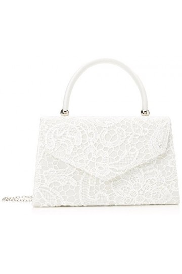 Swanky Swans Jena, Pochettes femme, Off-White Ivory , 6.5x16x24 cm W x H L 