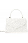 Swanky Swans Jena, Pochettes femme, Off-White Ivory , 6.5x16x24 cm W x H L 