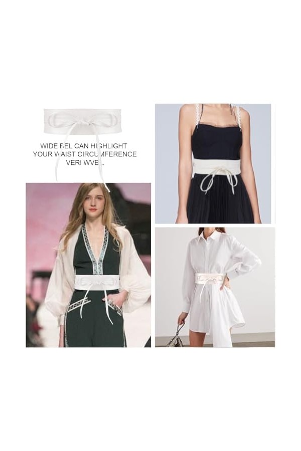 WXNPA Ceintures Femme, 1 Pièce Ceinture Obi pour Femme, Ceinture large Obi, Ceinture à Lacets pour les robes, les hauts pour 