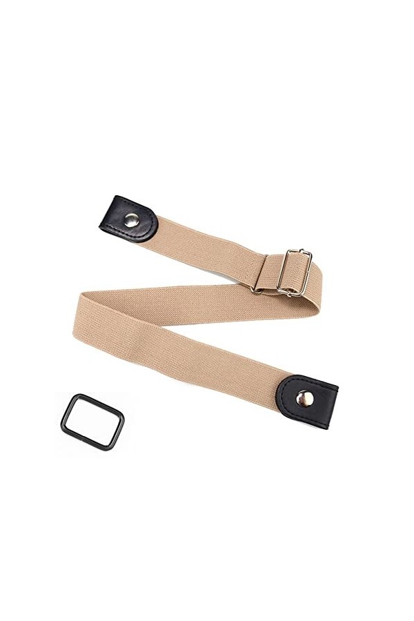 Yurosiay Ceinture sans boucle pour femme - Sans boucle - Ceinture élastique invisible - Réglable - Sans boucle - Ceinture ext