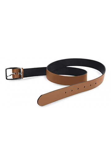 Merry Style Ceinture en Cuir Véritable Femme D41 Brun-2, 95 cm Longueur totale 114 cm 