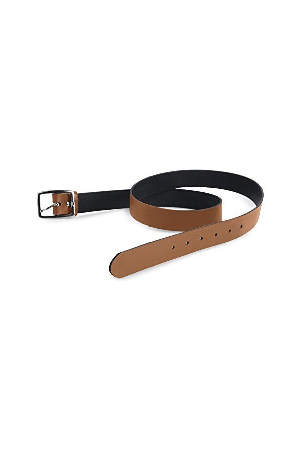 Merry Style Ceinture en Cuir Véritable Femme D41 Brun-2, 95 cm Longueur totale 114 cm 