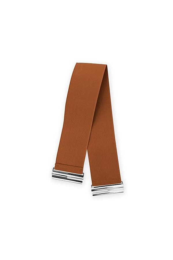 BlackButterfly 3 Pouces De Large Ceinture Élastique Marron, 3XL 