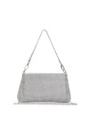 EVEOUT Sac à main de soirée avec strass pour Femme élégant Pochettes et clutches avec chaîne pour Banquet Fête de Mariage Or