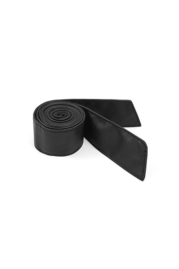 Sethain Faux Cuir Obi Longue Ceinture Ceinture Rétro Corset Cinch Ceinture Robe Ceinture Doux Streamer pour Femmes et Filles