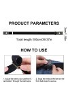 Ceinture élastique déboutonnée en 3 parties LuLiyLdJ | Femmes Hommes Ceinture Invisible Ceinture Déboutonnée Jeans Pantalon H