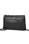 VASCHY Pochettes et Clutches Femme, PU Cuir Sac Bandoulière Fille Petit Sacs a Main Élégant avec Bandoulière Détachable et Fe