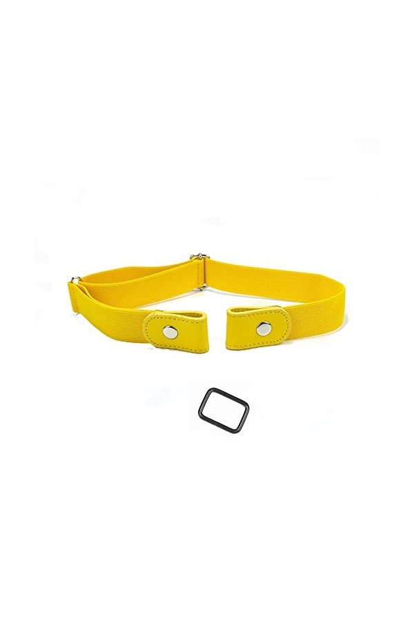 Yurosiay Ceinture sans boucle pour femme - Sans boucle - Ceinture élastique invisible - Réglable - Sans boucle - Ceinture ext