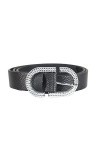 Piccola Lala De-pl-aymblt-000005 Ceinture, Noir, S Femme