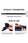 Clyhon 2 Pièces Ceinture Extensible Sans Boucle Ceinture sans Boucle Ceinture Élastique Invisible Unisexe pour Jeans Pantalon