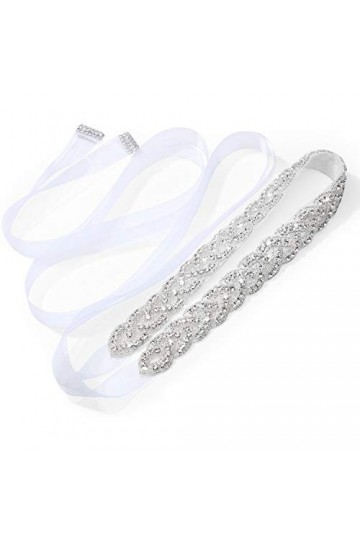 Zonon Ceintures de Mariée Mariage Ceinture Strass Cristal Ceinture de Robe de Demoiselle dHonneur pour Femmes Accessoires Ro