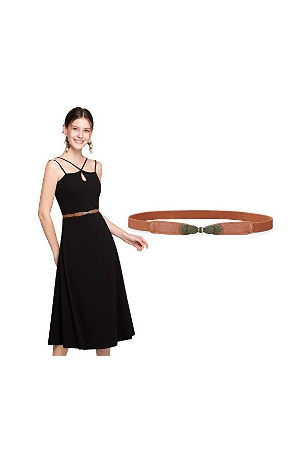 JasGood Ceinture pour robe Ceinture femme élégante avec style simple Design unique Ceinture pour femme élégante et tendance p