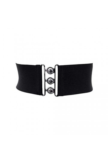 Trimming Shop Noir 3" Inch Wide Elastic Ceinture de