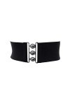 Trimming Shop Noir 3" Inch Wide Elastic Ceinture de