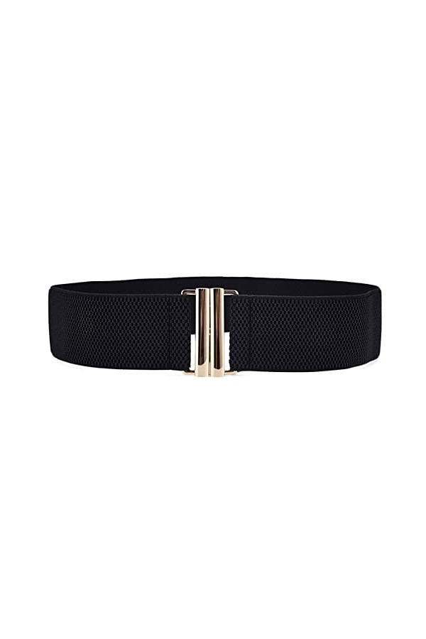 Ceinture Obi pour femmes Vintage ceinture élastique filles boucle de symétrie Simple extensible ceinture 206 léopard
