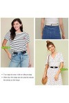 Ceintures Sans Boucle,2 Pièces Femme&Homme élastiques Ceintures Invisible Ajustable pour Jeans Pantalons Élégant Confortable 