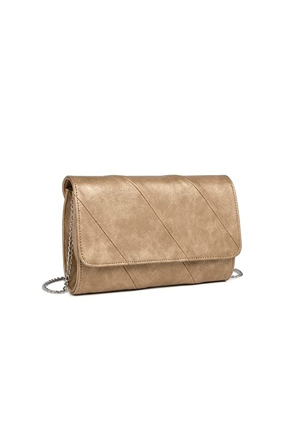 Miss Lulu Pochette pour Femme, Sac à Bandoulière Embrayage, Sac de Soirée, Sac de Grande Capacité, Adapté pour Fête, Mariage,
