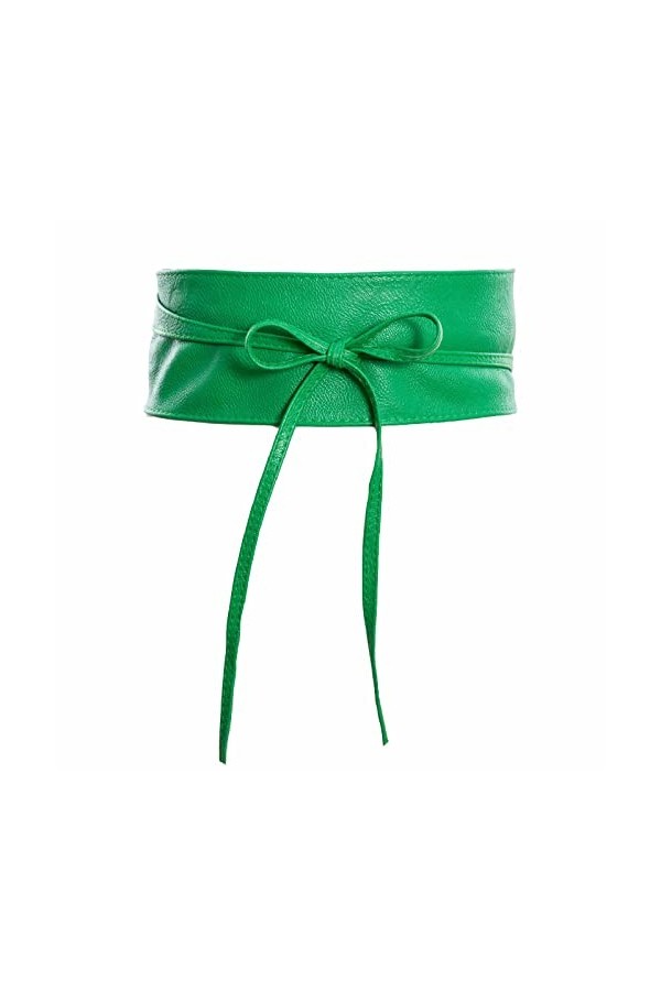 Toocool - Ceinture femme Obi stringivita sangle en cuir synthétique large bande ST-2087, marron, Taille unique