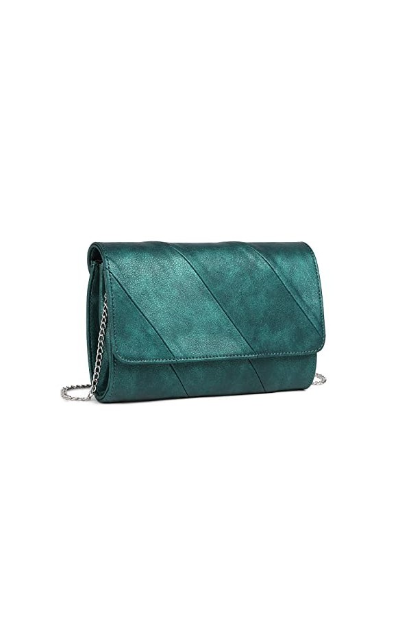 Miss Lulu Pochette pour Femme, Sac à Bandoulière Embrayage, Sac de Soirée, Sac de Grande Capacité, Adapté pour Fête, Mariage,