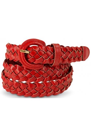 FashionCHIMP Ceinture extensible pour femme style vintage - Rouge - Taille unique