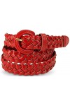 FashionCHIMP Ceinture extensible pour femme style vintage - Rouge - Taille unique