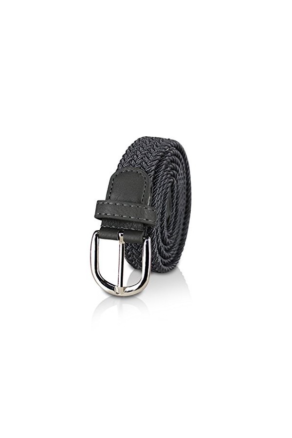 GLOMY Ceinture tressée élastique pour homme ou femme à partir de 2,50 cm