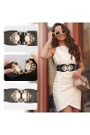 2 PCS Ceinture Elastique Ceinture Robe Ceinture Elastique Femme Ceinture Large Elastique Ceinture Femme Robe Ceinture Pour Ro