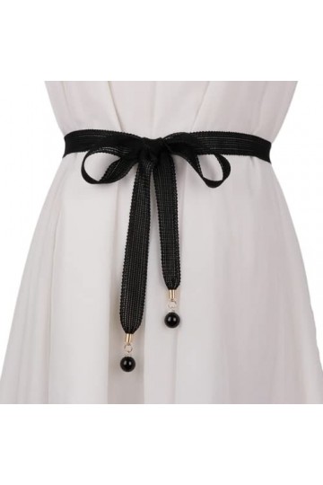 CHENGZI Ceinture tendance pour femme - Style chaîne tressée - Style décontracté - Fine - Pour robe de femme, b-rose