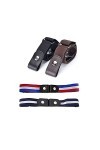 Ceinture Extensible Sans Boucle,4 Pièces Sans Boucle Ceinture Dégagement Rapide Ceinture pour Femmes et Hommes Jeans Pantalon