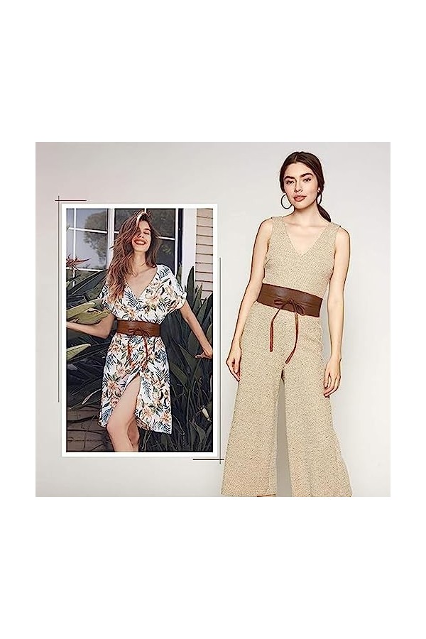 Ceintures Femme, 1 Pièce Ceinture Obi pour Femme, Ceinture large Obi, Ceinture à Lacets pour les robes, les hauts pour femmes