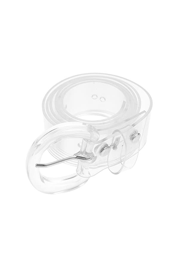 TENDYCOCO Ceinture Transparente Pour Femme Ceinture Transparente À Boucle Circulaire