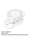 TENDYCOCO Ceinture Transparente Pour Femme Ceinture Transparente À Boucle Circulaire