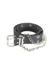 Piccola Lala Femme Fr-pl-aymblt-000133 Belt, Noir, S EU