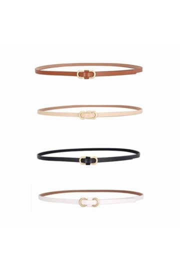 RGZD 4 pcs Ceinture Femme Homme Ceinture sans Boucle Élastique Invisible Ceinture pour Jeans Pantalon Robe Ceinture Unisexe R
