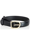 PIECES PCMERLE Jeans Belt Ceinture, Noir, 90 Femme
