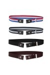 SKHAOVS 4 Pièces Ceinture Élastique Sans Boucle Ceinture Ceinture Ajustable Ceinture Homme Ceintures Femmes Invisible Ceintur