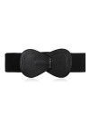 worahroe Ceinture élastique extensible pour femme - Largeur : 5,7 cm - Ceinture large réglable - Ceinture extensible pour rob