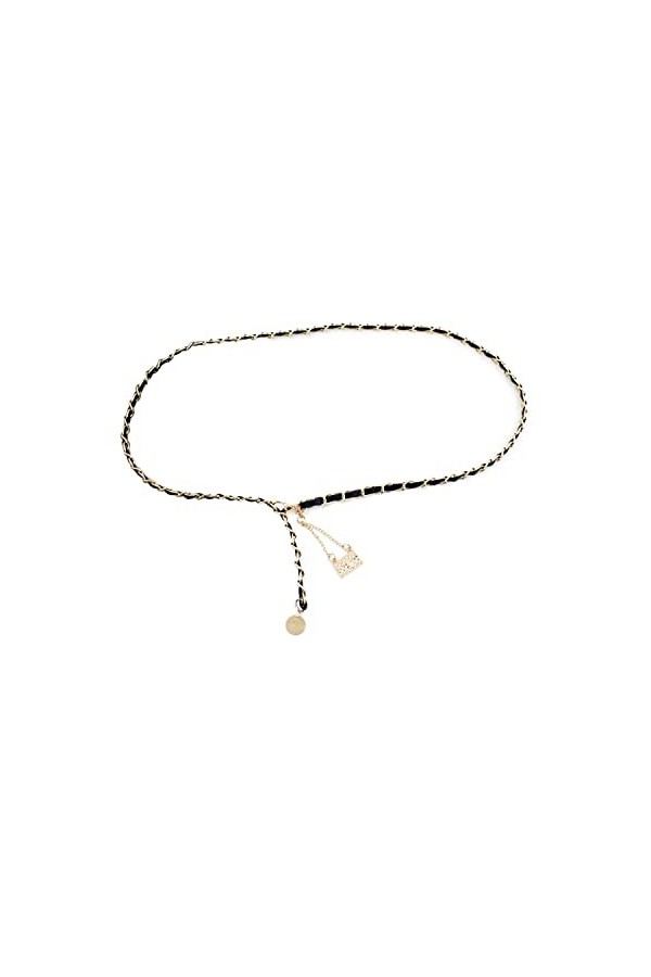 K-STH Chaîne de taille fine en métal pour femmes, filles et femmes, chaîne de taille réglable en métal pour robes, jupes, che