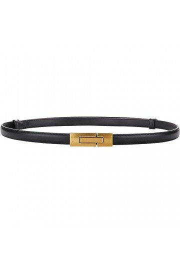 Oyccen Ceintures en Cuir Réglables Femme Ceinture Fine Dames Sangle de Taille pour Robes Jeans Chemises