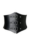 Oyccen Élastique Ceinture Large pour Femmes Corset en PU Cuir Extensible Ceintures de Robes Chemises