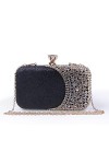 EVEOUT Pochettes et Clutches pour Femmes Scintillant Strass Sac à Main de soirée Sacs à bandoulière Pochettes de mariée Bours